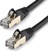 StarTech STARTECH.COM 7m CAT6a-Ethernet-Kabel - Schwarz - RJ45-Ethernet-Kabel - Snagless - STP-Kabel - Kupfer - 10-Gbit Netzwerkkabel | 6ASPAT7MBK | 0065030881609