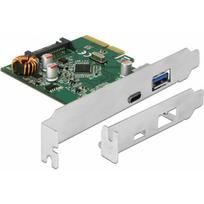 Karta sieciowa Delock PCIe> 1x USB C + 1x USB A, USB controller | 90299 | 4043619902996