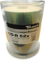 Traxdata CD-R 700MB 52x 100 sztuk (901CK10IWPPRO) | 901CK10IWPPRO | 8717202993383
