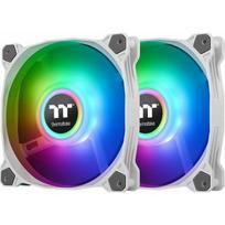 Thermaltake Fan Pure Duo 12 ARGB Sync Radiator Fan 2 Pack White Fan | CL-F097-PL12SW-A | 4713227524162