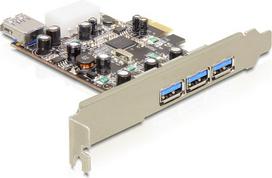Delock PCIe 2.0 x1 - 4x USB 3.0 (89281) | 89281 | 4043619892815