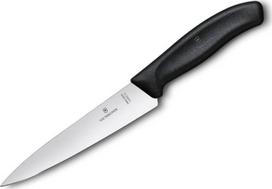 Victorinox Nóż kuchenny Victorinox Szerokie ostrze 15cm Black (6.8003.15B) | V-6.80 03.15B | 7611160019790
