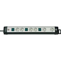 Listwa zasilająca Brennenstuhl Premium-Line 6 gniazd 3 m biało-czarna (1951560600) | 1951560600 | 4007123624515