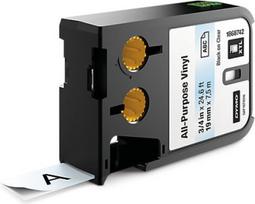 Dymo XTL 19 mm x 7 m Czarna, winylowa (1868742) | 1868742