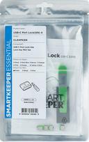 Smartkeeper SMARTKEEPER Mini USB Port Lock Type C 4 - 1x klíč + 4x záslepka, zelená | CL04PKGN | 8809534691690