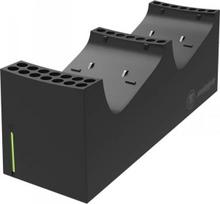Snakebyte podwójna stacja ładująca Twin Charge: SX do padów Xbox Series X czarna | 4039621916328 | 4039621916328