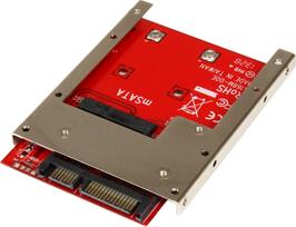 Kieszeń StarTech mSATA SSD - 2.5" SATA (SAT32MSAT257) | SAT32MSAT257 | 0065030855624