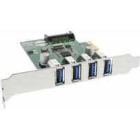 InLine PCIe 2.0 x1 - 4x USB 3.0 (76661C) | 76661C | 4043718217038