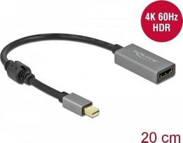 Adapter AV Delock DeLOCK Mini DP 1.4> HDMI Adapter 4K 60Hz - 66570 | 66570 | 4043619665709