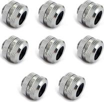 XSPC XSPC Anschluss G1/4" auf 14mm Hardtube, chrome - 8 Stück | 5060175589538 | 5060175589538