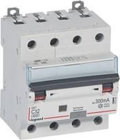 RCBO - DX 6000 -10 kA -4P-400 V -32 A -300 mA -A type 411242 | 3245064112420