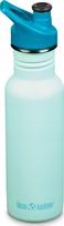 Klean Kanteen Kanteen Classic Narrow (Sport Cap), 532ml/18oz, Blue Tint | 0763332065993 | 0763332065993