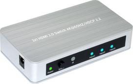 MicroConnect HDMI 2.0  3 to 1 way | MC-HMSW301B | 5704174048718