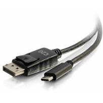 Adapter AV C2G C2G 6ft USB C to DisplayPort Cable - 4K 30Hz - Externer Videoadapter - USB-C - DisplayPort - Schwarz | 26902 | 757120805427