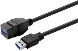 Kabel USB VivoLink Vivolink Keystone Juodas USB3,0 A-Female to USB3,0 A-Male | PROKEYUSB3AFM3B | 5715063745250