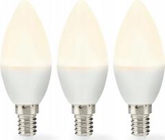 Nedis Nedis LBE14C352P3 energy-saving lamp Ciepłe białe 2700 K 4,9 W E14 F | LBE14C352P3 | 5412810399956