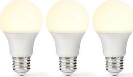 Nedis Nedis LBE27A601P3 lampa LED Ciepłe białe 2700 K 4,9 W E27 F | LBE27A601P3 | 5412810399833