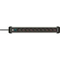 Listwa zasilająca Brennenstuhl Premium Alu line 10 gniazd 3 m czarno-srebrna (002182030000) | 002182030000 | 4007123677528