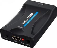 Adapter AV PremiumCord Konwerter HDMI 1na SCART 080P z zasilaczem 230V | khscart03 | 8592220021627