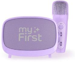 myFirst Voice 2 - zestaw do karaoke dla dzieci - mikrofon i głośnik bezprzewodowy z efektami modyfikacji dźwięku (purple) | FV5201SA-PE01 | 850031616967
