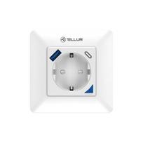 Tellur Smart WiFi Wall Plug 3600W 16A, PD20W, USB 18W, energy reading, white | T-MLX55440 | 5949120004800