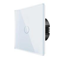 Spring One Gang, One Way Touch , Glass White | T-MLX56665 | 0713239860368