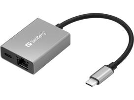 Sandberg 136-60 USB-C Gigabit Adapter PD100W | T-MLX59246 | 5705730136603