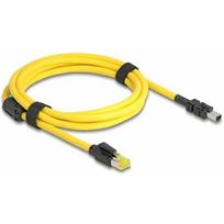 DELOCK Kabel RJ45 Stecker Cat.6 zu Mini I/O8 Pin D-Form Typ2 | 81251 | 4043619812516