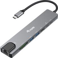 Equip Equip Adapter USB-C -> HDMI.GbE.3xUSB3.2 Gen1.SD/TF.PD 100W | 133497 | 4015867239735