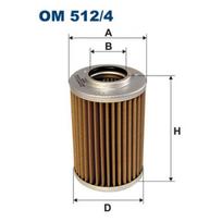 Automatinės transmisijos hidraulinis filtras FILTRON OM 512/4