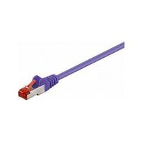 Goobay CAT 6 Kabel łączący, S/FTP (PiMF), Purple - Długość kabla 30 m | RB93542 | 4040849935428