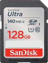 SanDisk Ultra SDXC 128GB 140MB/s UHS-I Class 10 | SDSDUNB-128G-GN6IN | 619659200190