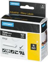 Dymo RHINO taśma winylowa czarna biały nadruk 12mm (1805435) | 1805435 | 071701059918