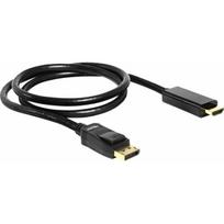 Kabel Delock DisplayPort - HDMI 1m Black (82586) | 82586 | 4043619825868