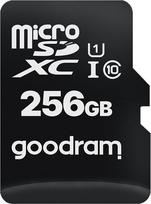GOODRAM microSD card 256GB CL10 UHS I + adapter | M1AA-2560R12 | 5908267930175