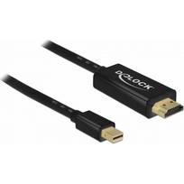 Kabel Delock DisplayPort Mini - HDMI 1m Black (83698) | 83698 | 4043619836987
