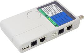 Alcasa GC-N0097 tester kabli sieciowych Tester kabli UTP/STP Gray | GC-N0097 | 4014619171194