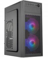 EUROCASE skříň ML N6-530B, ATX, 2x USB-A, 1x USB-C, 2x 120mm ARGB Fan, černá | ML N6-530B ARGB USB-C | 8592522062878