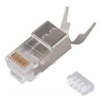 Equip Stecker RJ45 Cat8 geschirmt 50er Set grau | 121148 | 4015867240885