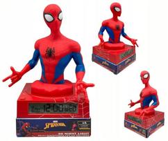 *****Spiderman lampka nocna 3D z budzikiem 86512 | SB10623 | 8435507886512