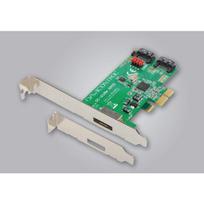 Dawicontrol PCIe 2.0 x1 - 2x SATA 3 + eSATA (DC-610e) | DC-610e RAID Blister | 4027377386106