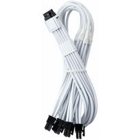CableMod C-Series Pro ModMesh 12V-2x6-Kabel, Sleeved, 16-Pin zu 4x 8-Pin, für Corsair Type 4 und 3 PSUs - weiß, 60cm | CM-PCSR-16P4-N60KW-5PW-R-SS | 694365694723