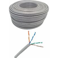 NetRack Kabel sieciowy LAN kat. 5e UTP, 305m, CCA, Netrack, szary | LAN-GY5U-305 | 5905996211254