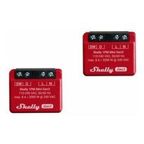Shelly 1PM Mini Gen3 Set of 2 Controllers, WiFi/Bluetooth | 1PMMiniGen3x2 | 3800235261606