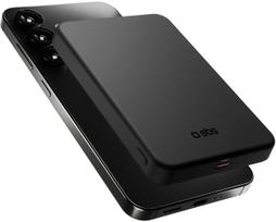Powerbank SBS Mag Power Qi2 5000 mAh kompatybilny z MagSafe - Black | 8018417499135 | 8018417499135
