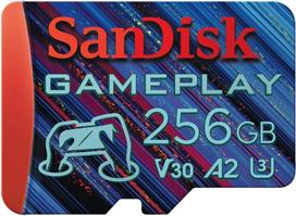 Karta SanDisk GamePlay MicroSDXC 256GB Class 10 UHS-I/U3 A2 V30 (SDSQXAV-256G-GN6XN) | SDSQXAV-256G-GN6XN | 0619659208721