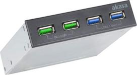 Akasa Panel przedni 2x USB 3.2 Gen 1 + 2x USB QC3.0 (AK-ICR-34) | AK-ICR 34 | 4710679550299