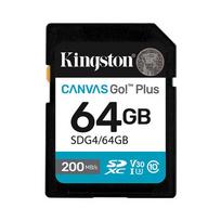 Kingston  | Canvas Go! Plus | 64GB | SD | Flash memory class Class 10, UHS-I, U3, V30 | SDG4/64GB | 740617347678