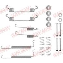 Būgninių stabdžių kaladėlių priedų komplektas QUICK BRAKE 105-0710