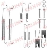 Būgninių stabdžių kaladėlių priedų komplektas QUICK BRAKE 105-0807
